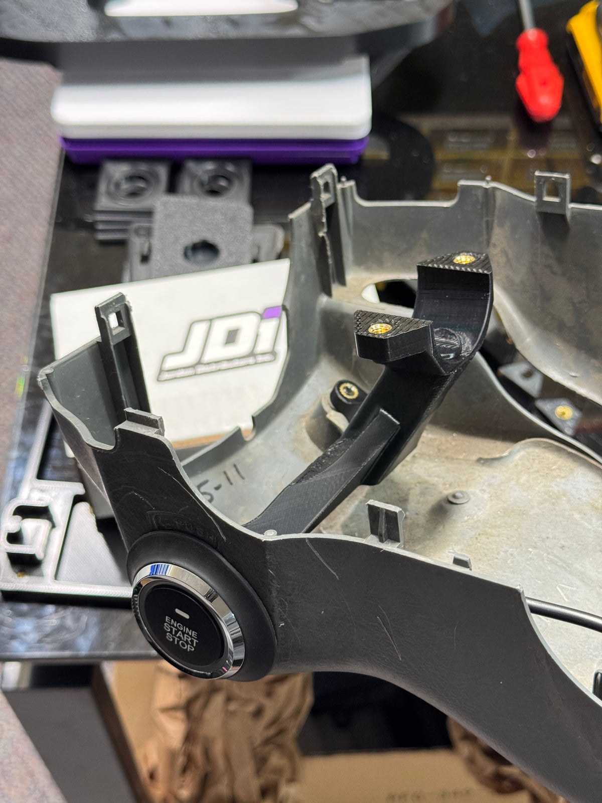 Mount for Ignition Steering Column Cover