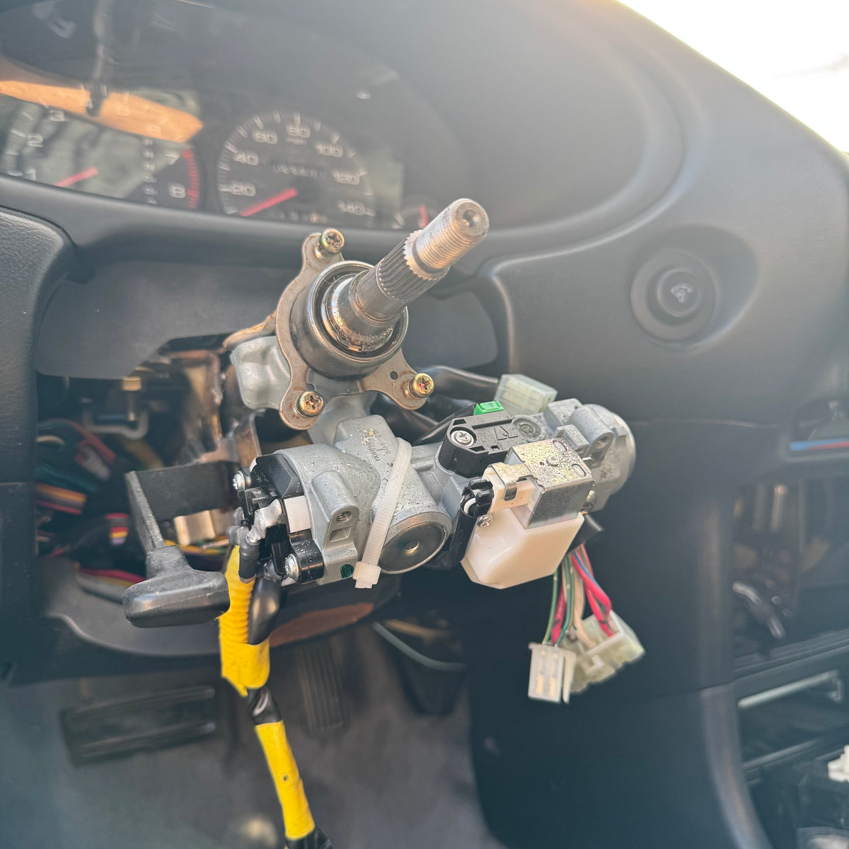 Mount for Ignition Steering Column Cover
