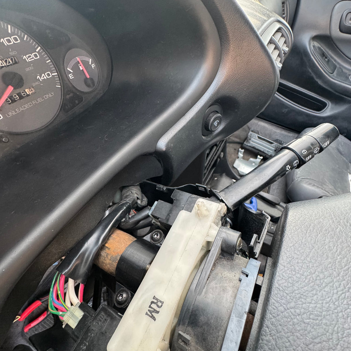 Mount for Ignition Steering Column Cover