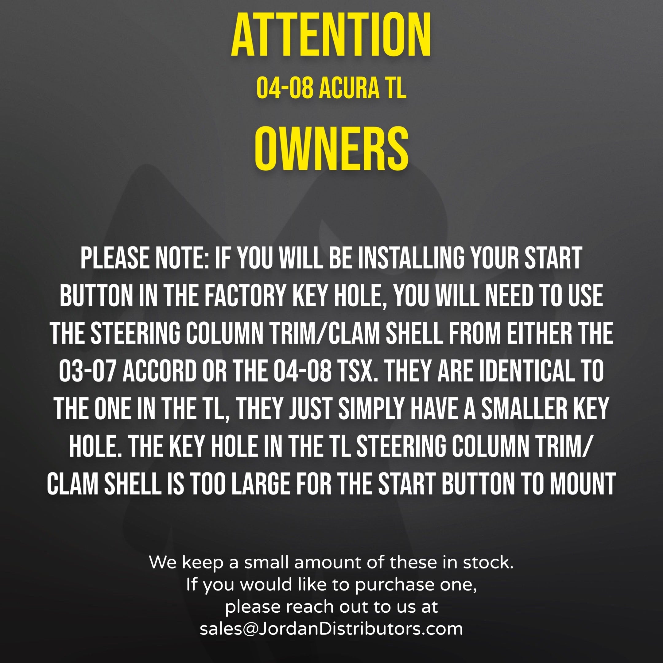 Ghost Key - Plug and Play Push to Start Conversion Kit for Honda & Acura