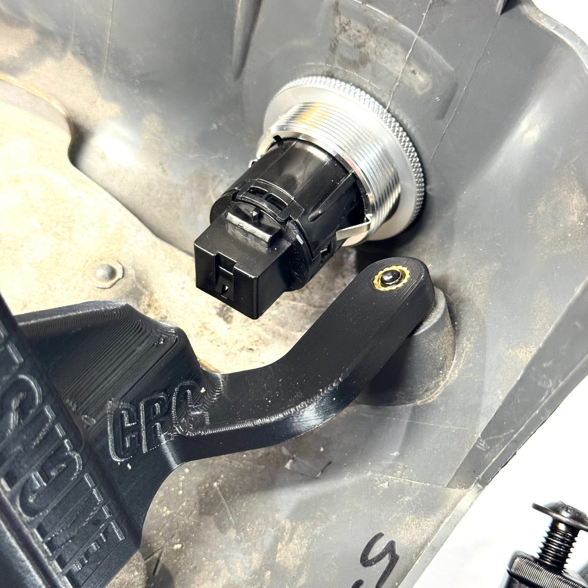 Mount for Ignition Steering Column Cover