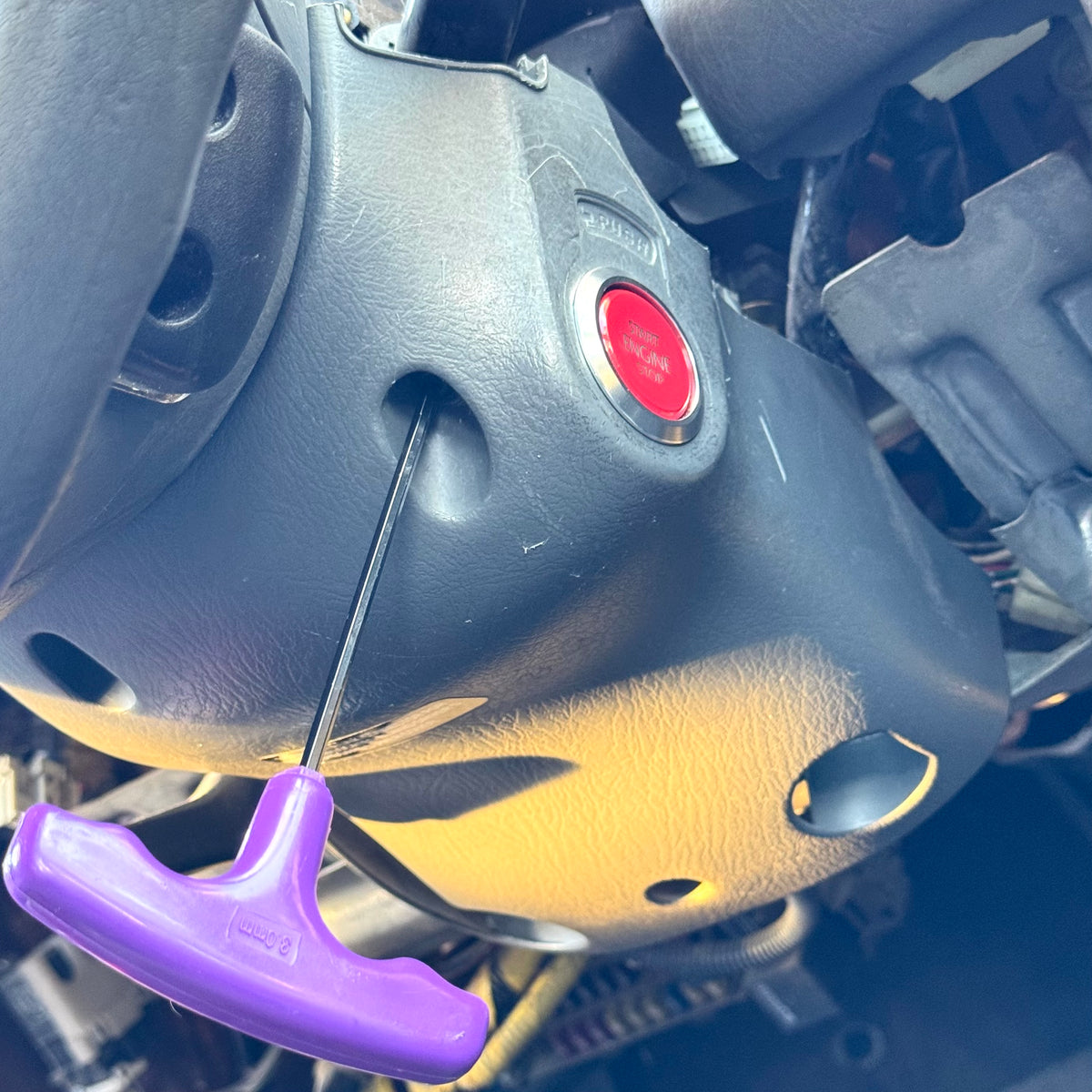 Mount for Ignition Steering Column Cover