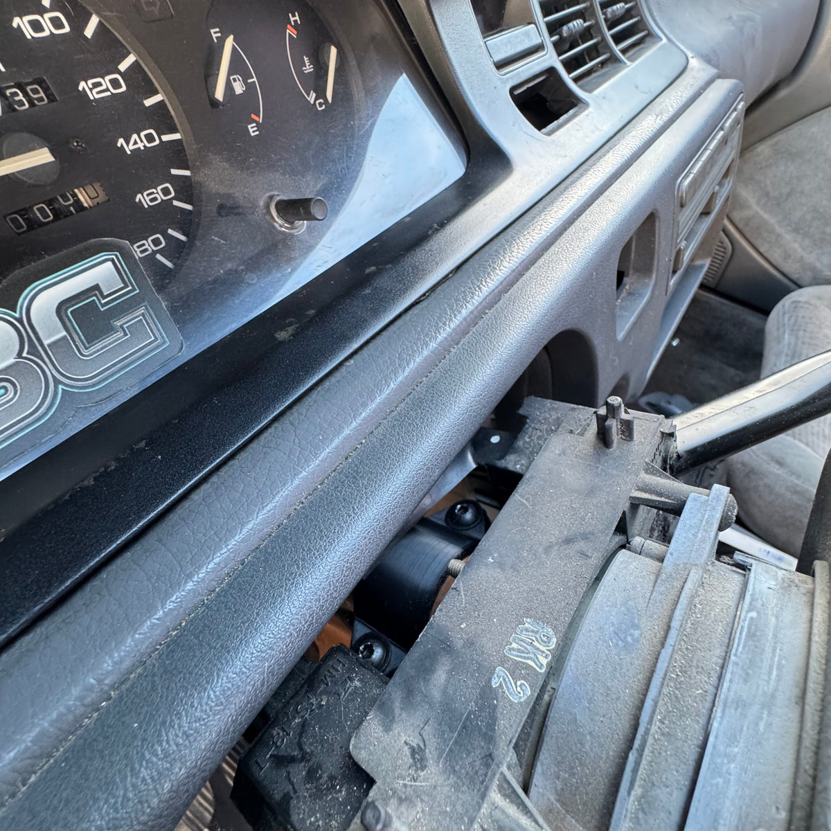 Mount for Ignition Steering Column Cover