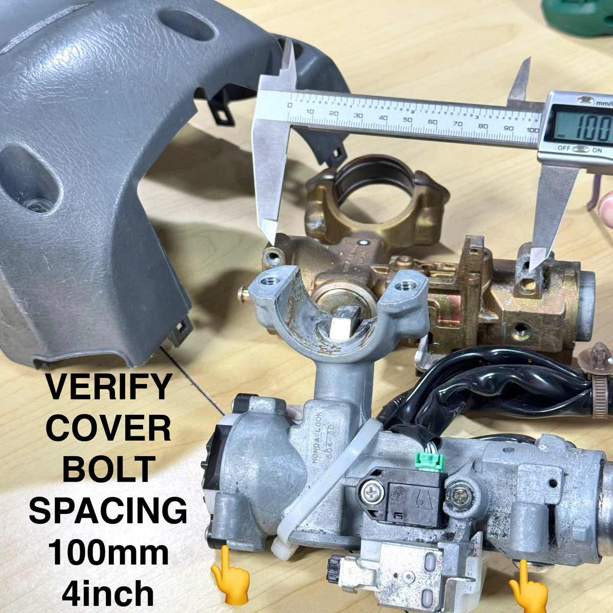 Mount for Ignition Steering Column Cover